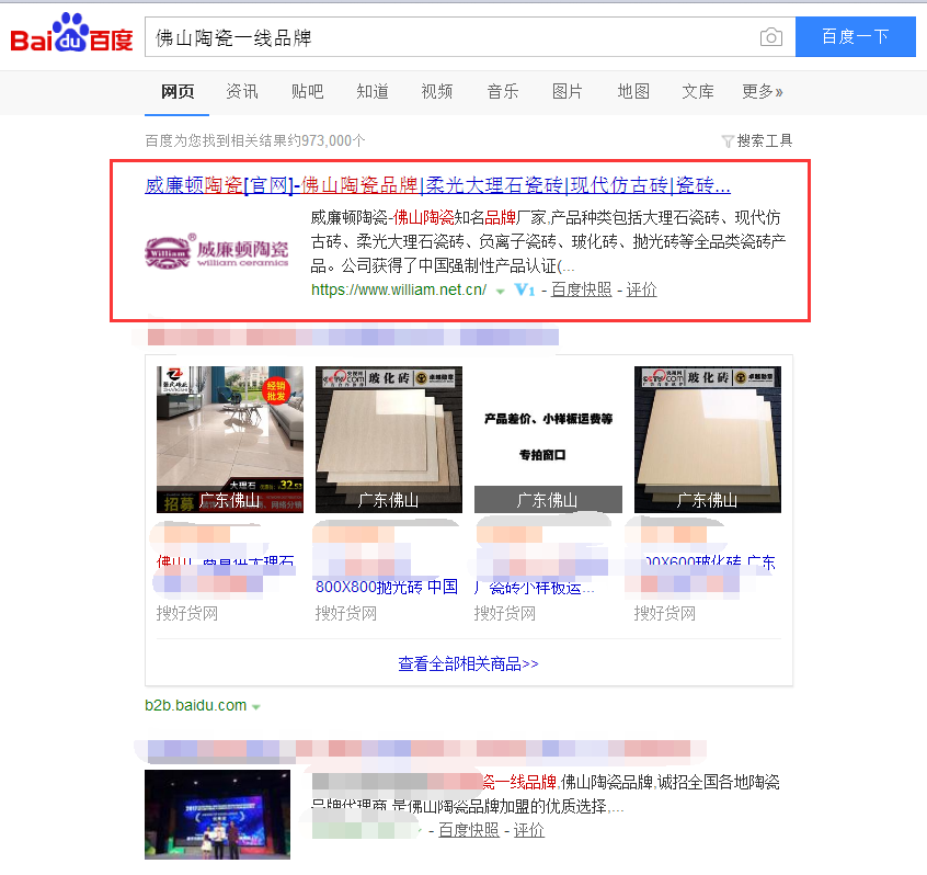 威廉顿关键词自然排名图